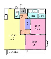 レジデンスパーク鶴田の物件間取画像